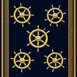 Captain Helm Sailing Ship Wheel Maritime (Gold)