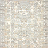 Abstract Geometric Weave Area with Neutral Tones(Gray)