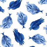 Abstract Watercolor Splash Artisan Brushstroke (Blue)