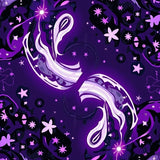Starry Night Galaxy Cosmic Universe Enchanted Fantasy(Purple)