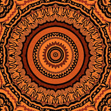 Boho Scatter Featuring Burnt Sienna Motifs(Orange)