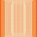 Artistic Mid Geometric Flair(Orange)