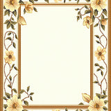 Handcrafted Scallop Trimmed Jute with Floral Inspired Weave and Earthy Shade(Beige)