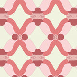Contemporary Interlocking Ellipse with Blush Hues and Artistic Flair(Pink)