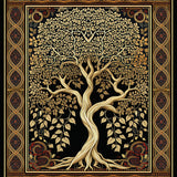 Celtic Inspired Earthy Tones(Black)