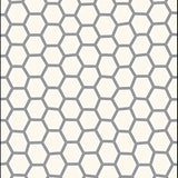 Hexagonal Honeycomb Tessellation with Repeating Cell(White)