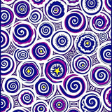 Celestial Dreamscape with Swirling Nebula and Shooting Motifs (Blue)