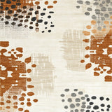 Bonhill Jungle Cat Spot Tan Terracotta Brown Beige Ivory(Beige)