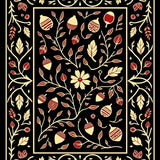 Enchanted Winter Foliage Machine Artistic Statement(Black)