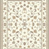 Graceful Creamy Ornate Flourish(Beige)