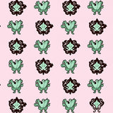 Damask Flourish Ornamental Traditional Style (Pink)