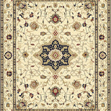 Timeless Beige Featuring an Ornate Medallion(Ivory)