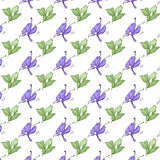 Botanical Fantasy Vine Motif Accent(Purple)