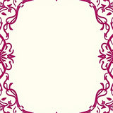 Scrollwork Botanical Ornate Symmetrical (Pink)