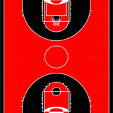 Vibrant Sporty Abstract Aesthetic(Red)