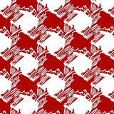 Festive Checkered Holiday Accent Layering(Red)