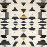 Sahara Echo Geometric Pathway Featuring Abstract Tribal Motif Area(Beige)