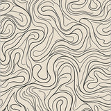 Elegant Swirl Abstract Plush Comfort Modern Contemporary (Beige)