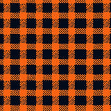 Buffalo Check Farmhouse Woven Mat With Rustic Charm(Black)
