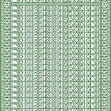 Contemporary Lattice Grid Welcome with Intersecting Framework(Green)