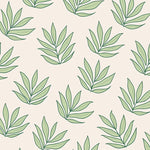 Petal Outline Floor Accent with Botanical Inspired Contours (Green) - ODIKA