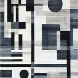 Contemporary Dual Tone Linear with Minimalist Graphic Design(Black)