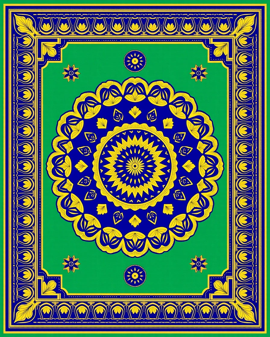 Medallion Waterproof Deck (Green) - ODIKA