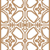 Contemporary Interlocking Latticework with Abstract Southwestern (Brown) - ODIKA