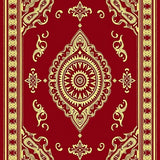 Paisley Swirl Eclectic Bohemian(Red)