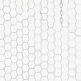 Hexagonal Honeycomb Grid with Subtle Ombre Shading Technique(White)