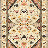 Beige Brown Boho Design(Beige)