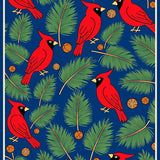 Winter Cardinal Pine Branch Decorative Floor(Red)