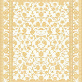 Barclay Collection Vane Willow Damask Beige Area(White)