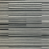 Artisan Woven Monochrome Lined Layered Doorway Welcome Decor(Black)