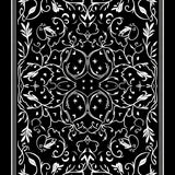 Witchy Botanical Featuring Intricate Bug and Bloom (Black)