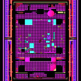 Energetic Vintage Pixelated Style(Pink)