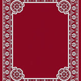 Festive Holiday Motif With Backing(Red)