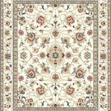 Beige Textured Floral(Beige)