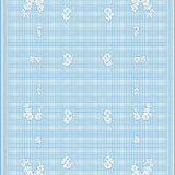 Light Blue and White Gingham(Blue)