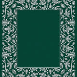 Elegant Snowflake and Fir Branch Interlocking(Green)