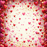 Confetti Design Entry Valentine Day Porch (Red)