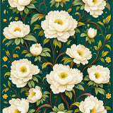 Delicate Floral Charm and Grace(White)