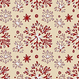 Elegant Snowflake Winter Wonderland Festive Throw(Beige)