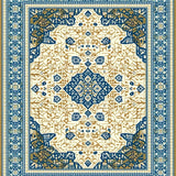 Beige Blue Kitchen Area(Beige)