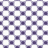 Vintage Bistro Windowpane Artisan Handwoven Retro Chessboard(White)