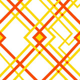 Modern Sunspire Trellis with Dynamic Chevron Accents (Orange)