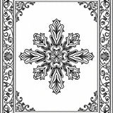 Vintage Distressed Medallion Farmhouse Heritage (Black)