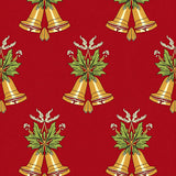 Festive Jingle Bells Half Moon Doorway Welcome(Red)