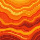 Sunset Horizon Gradient Plush Luxurious Elegant Sheepskin(Orange)