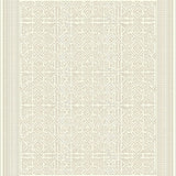 Beige Diamond Area Geometric Textured Front Door(Beige)